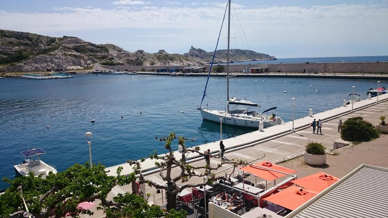 Appartement Les pieds dans l'eau sur l'Ile du Frioul à Marseille Extérieur photo